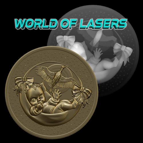 Model stl and grayscale - 3d,